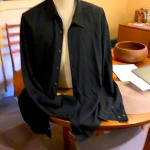 Tommy Bahama’s Black Silk Shirt-XXL